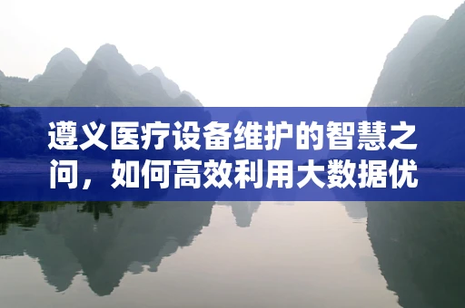 遵义医疗设备维护的智慧之问，如何高效利用大数据优化设备管理？