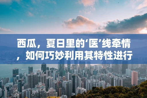 西瓜，夏日里的‘医’线牵情，如何巧妙利用其特性进行设备维护？
