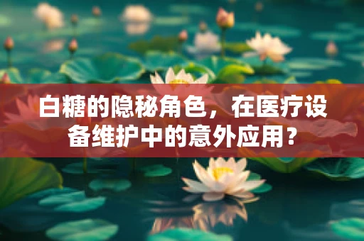 白糖的隐秘角色，在医疗设备维护中的意外应用？