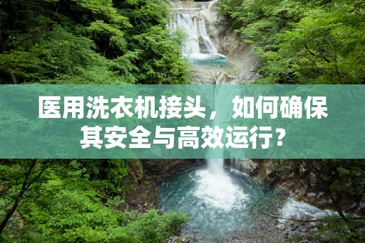 医用洗衣机接头，如何确保其安全与高效运行？