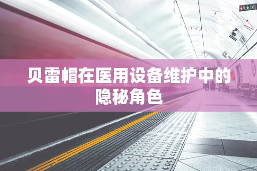 贝雷帽在医用设备维护中的隐秘角色