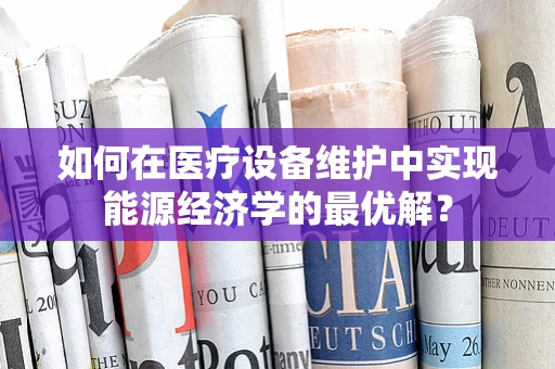 如何在医疗设备维护中实现能源经济学的最优解？