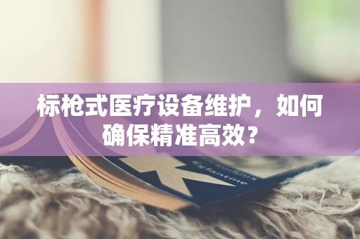 标枪式医疗设备维护，如何确保精准高效？