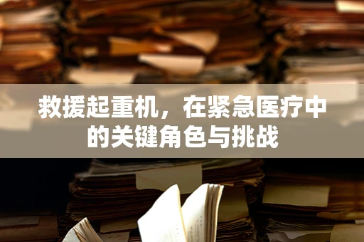 救援起重机，在紧急医疗中的关键角色与挑战