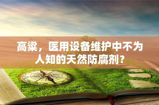 高粱，医用设备维护中不为人知的天然防腐剂？