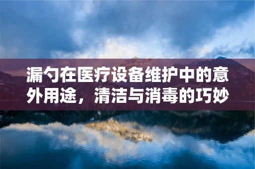 漏勺在医疗设备维护中的意外用途，清洁与消毒的巧妙工具？