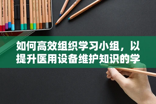 如何高效组织学习小组，以提升医用设备维护知识的学习效率？——学习委员的视角
