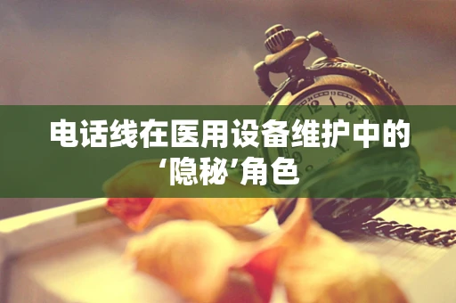 电话线在医用设备维护中的‘隐秘’角色