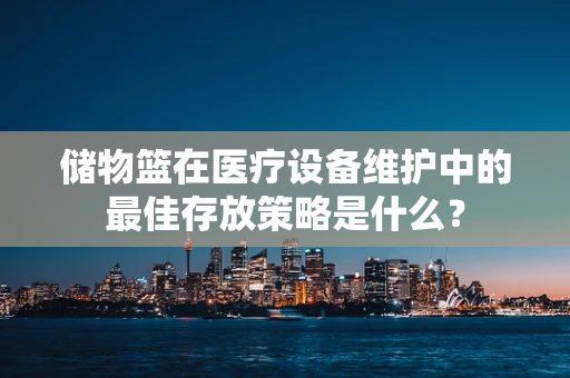 储物篮在医疗设备维护中的最佳存放策略是什么？
