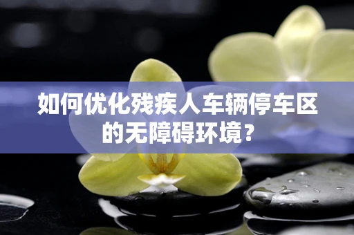 如何优化残疾人车辆停车区的无障碍环境？