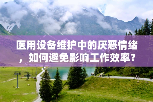 医用设备维护中的厌恶情绪，如何避免影响工作效率？