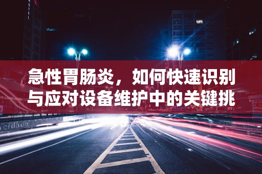 急性胃肠炎，如何快速识别与应对设备维护中的关键挑战？