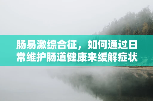 肠易激综合征，如何通过日常维护肠道健康来缓解症状？