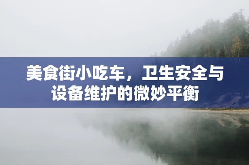 美食街小吃车，卫生安全与设备维护的微妙平衡
