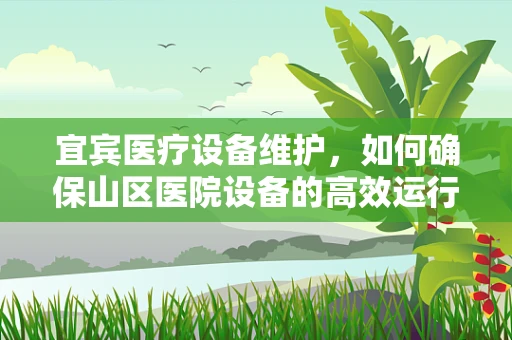 宜宾医疗设备维护，如何确保山区医院设备的高效运行？