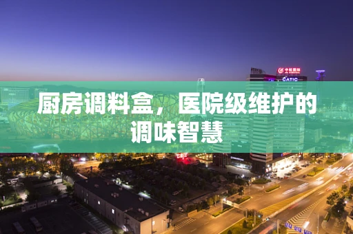 厨房调料盒，医院级维护的调味智慧