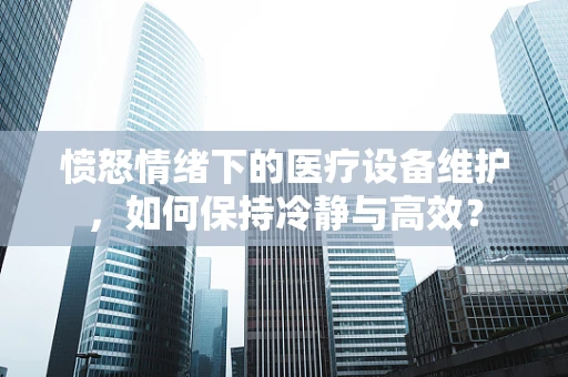 愤怒情绪下的医疗设备维护，如何保持冷静与高效？