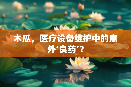 木瓜，医疗设备维护中的意外‘良药’？