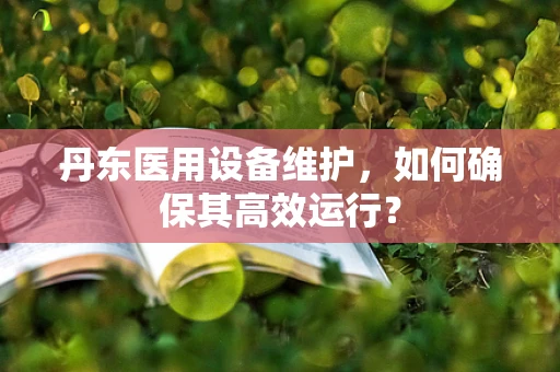 丹东医用设备维护，如何确保其高效运行？