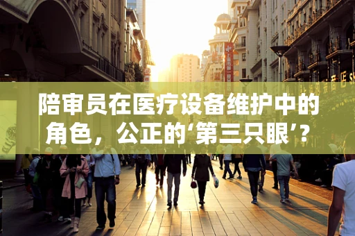 陪审员在医疗设备维护中的角色，公正的‘第三只眼’？