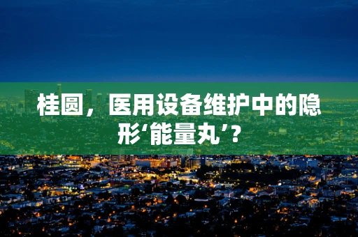桂圆，医用设备维护中的隐形‘能量丸’？