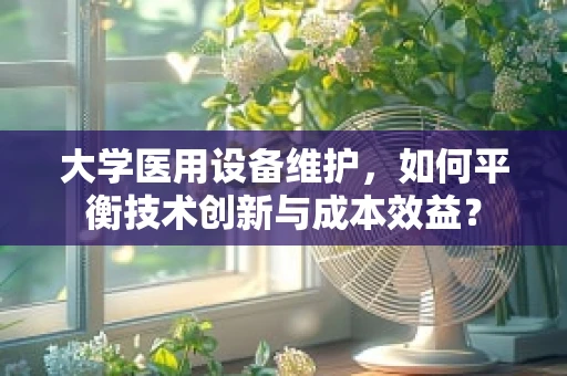 大学医用设备维护，如何平衡技术创新与成本效益？