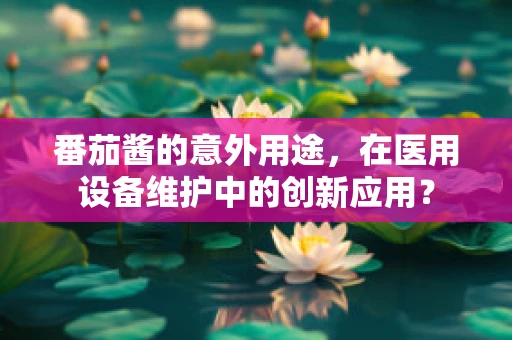 番茄酱的意外用途，在医用设备维护中的创新应用？
