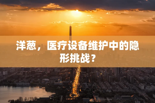 洋葱，医疗设备维护中的隐形挑战？