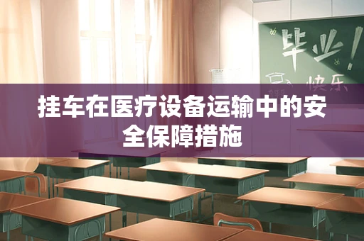 挂车在医疗设备运输中的安全保障措施