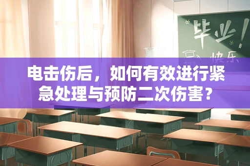 电击伤后，如何有效进行紧急处理与预防二次伤害？