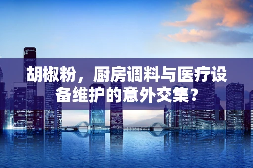 胡椒粉，厨房调料与医疗设备维护的意外交集？