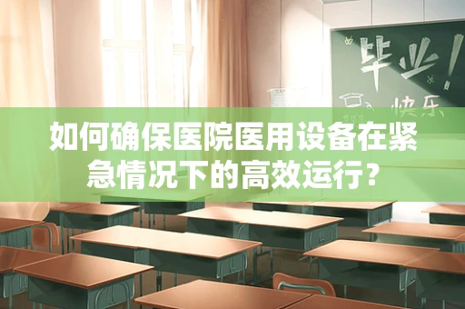 如何确保医院医用设备在紧急情况下的高效运行？
