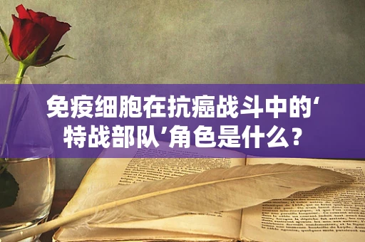 免疫细胞在抗癌战斗中的‘特战部队’角色是什么？