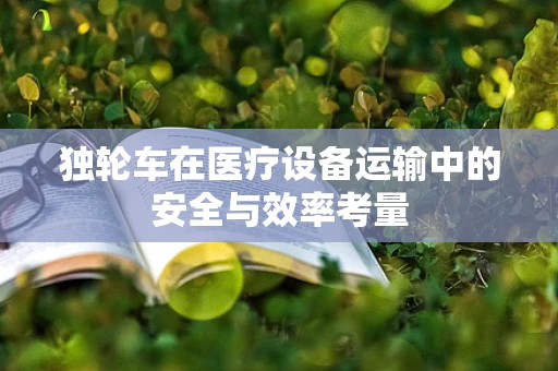 独轮车在医疗设备运输中的安全与效率考量