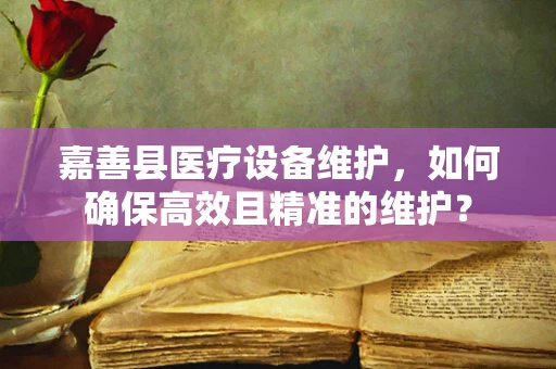嘉善县医疗设备维护，如何确保高效且精准的维护？