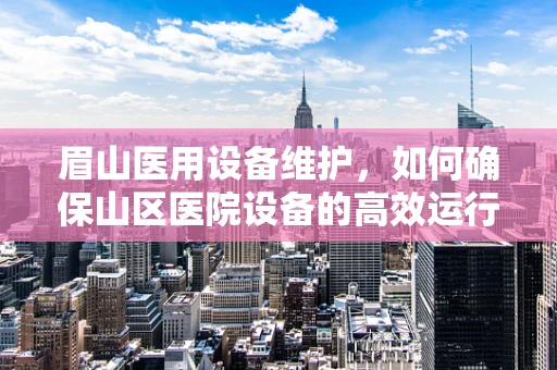 眉山医用设备维护，如何确保山区医院设备的高效运行？