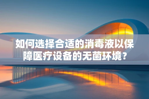如何选择合适的消毒液以保障医疗设备的无菌环境？