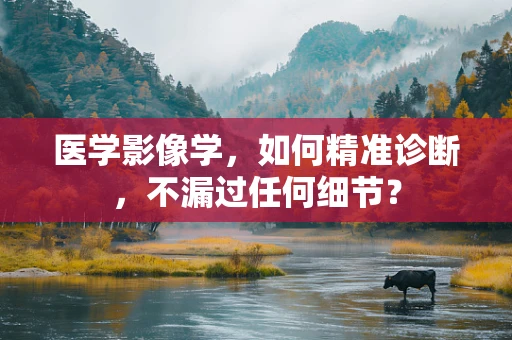 医学影像学，如何精准诊断，不漏过任何细节？
