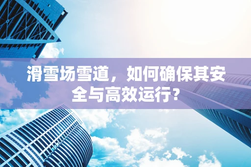滑雪场雪道，如何确保其安全与高效运行？