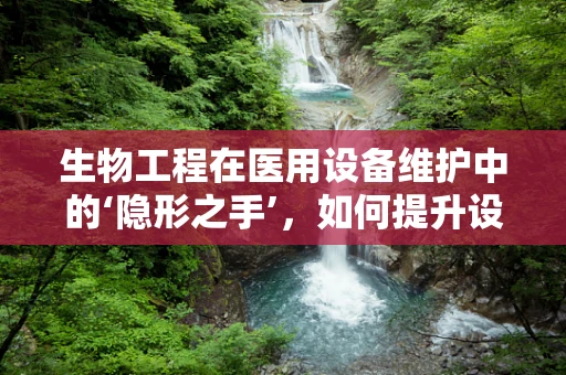 生物工程在医用设备维护中的‘隐形之手’，如何提升设备性能与患者安全？