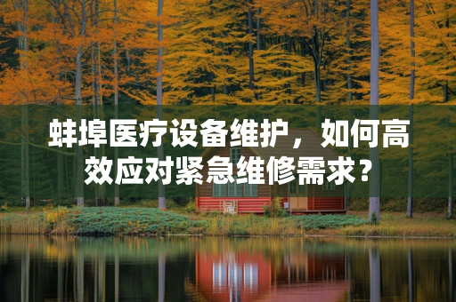 蚌埠医疗设备维护，如何高效应对紧急维修需求？